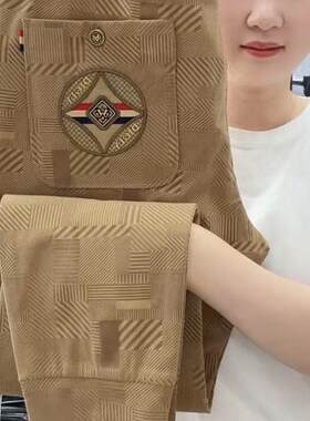 捡漏夏季新款男士潮流时尚薄款高端洋气青年束脚休闲裤哈伦裤