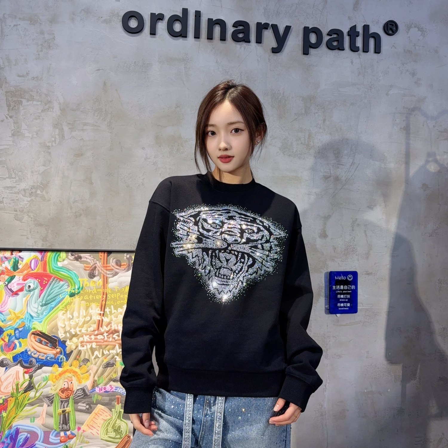 超闪高货纯棉潮人暗黑系男女卫衣