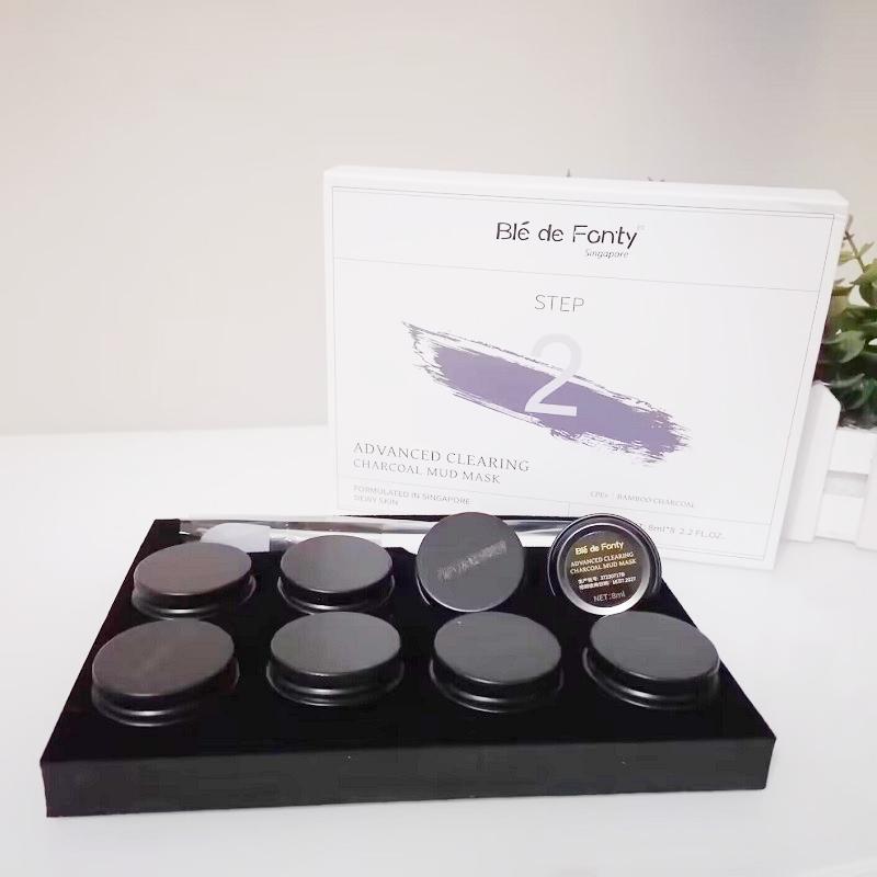 新加坡ble de fonty枫缇净彻调理泥膜8ml*8亮肤色收毛孔净肤清洁