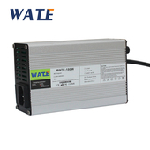 3A充电器 24V锂电池专用 25.2V5A 银色铝壳带风扇 自动宽电压