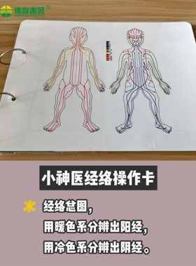 育心德学书苑小神医中医养生经络课程黄帝内经易趣玩卡片
