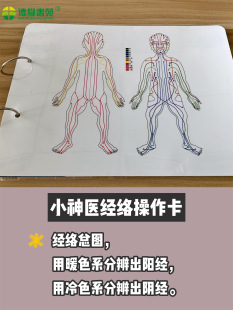 育心德学书苑小神医中医养生经络课程黄帝内经易趣玩卡片