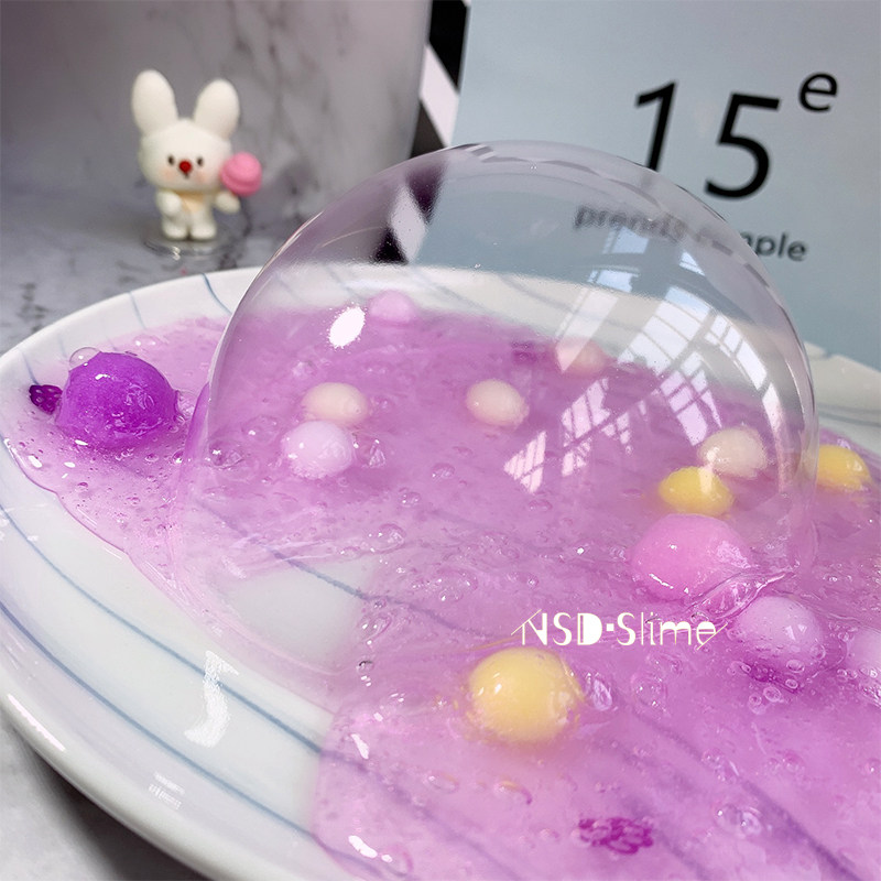 毛球肉肉泥五彩缤纷果冻q弹水润不粘手系列nsd泥时代史莱姆解压泥