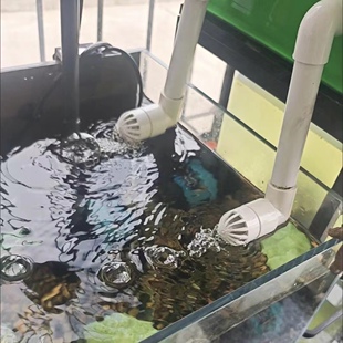 新款海缸淡水缸出水口鱼缸出水嘴均匀扩散乱流小风扇鱼缸用品设备