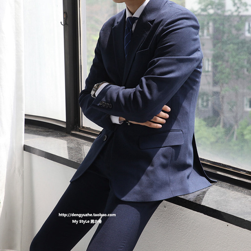 Costume homme en coton pour automne - Ref 1558492 Image 1