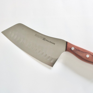 高品质切菜刀 切片刀 送5礼品 三代7CR红木柄 上海希尔曼HILLMANN