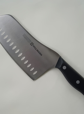 上海希尔曼HILLMANN 二代5CR15黑色PP柄 切片刀 切菜刀 送5礼品