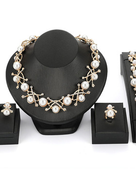 潮人潮女首饰新娘结婚项链耳环