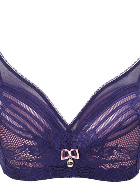 正品依曼丽文胸罩收副乳聚拢调整蕾丝美背内衣YK17827/17825