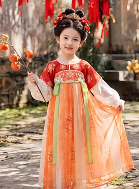 汉服女童连衣裙2026新款公主裙