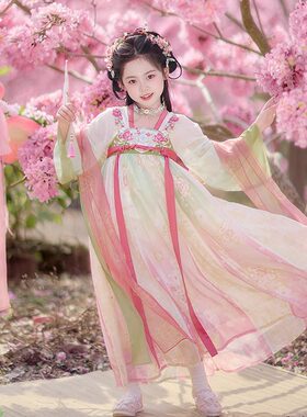 汉服女童2026新款儿童连衣裙子
