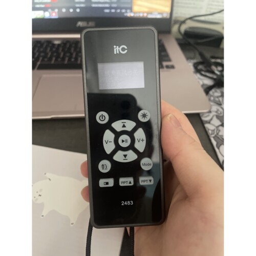 ITC手持无线话筒T-539BM/带耳麦/带PPT翻页/带MP3播放器/原装电池