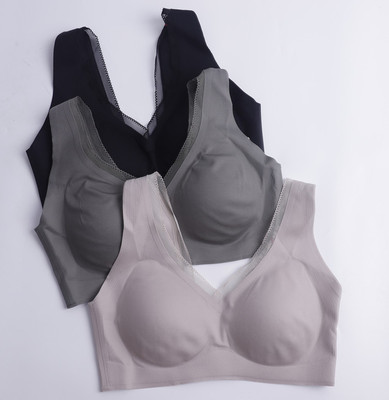 文胸无钢圈文胸凤起秀美