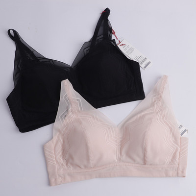 无钢圈文胸睡眠内衣凤起秀美