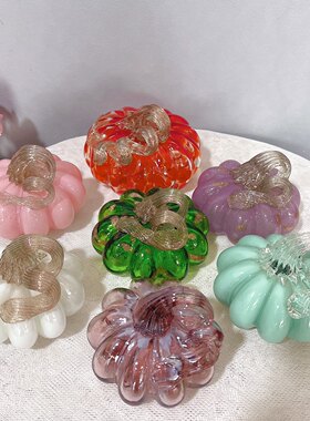 琉璃南瓜琉璃摆件节日氛围灯