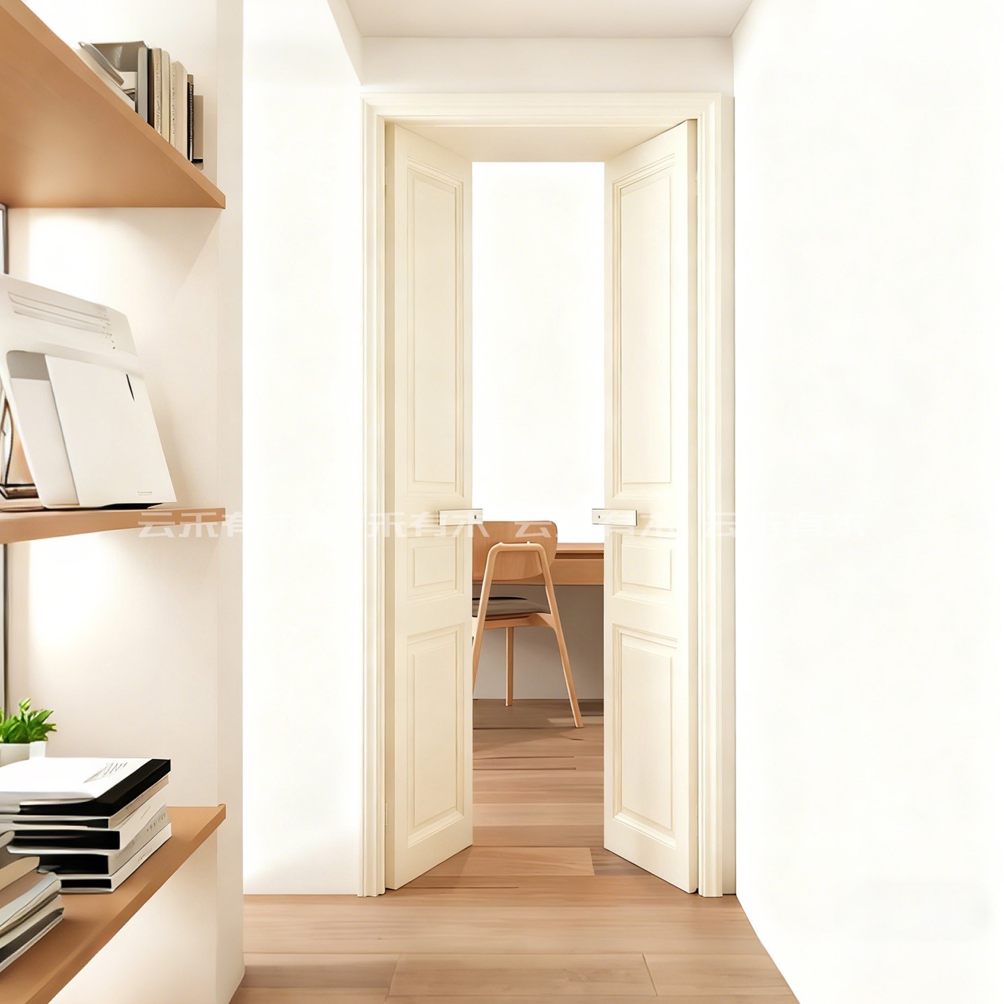 双开门小门洞对开门小户型卧室门