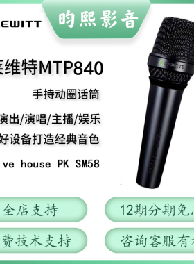 LEWITTMTP840DM电脑新款莱维特MTP840手持麦克风户外手机直播设备