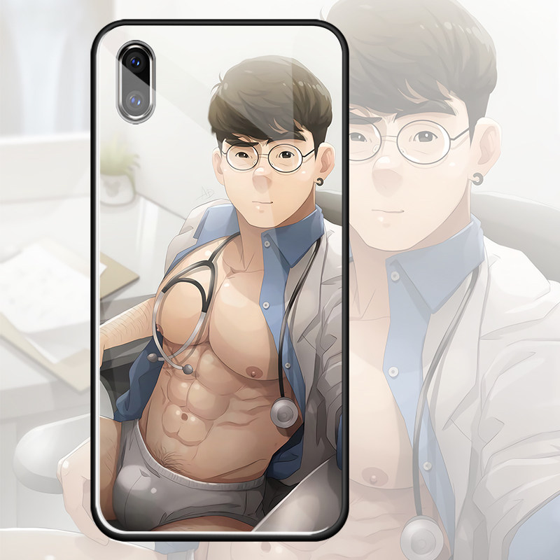 外壳医生手机壳适用华为p40玻璃壳基友腹肌x30 nova7 11苹果12pro