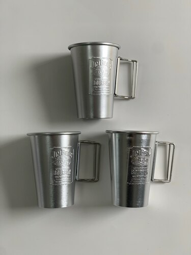 日本金宾JIM BEAM全铝制户外露营水杯啤酒杯咖啡店酒吧威士忌杯子