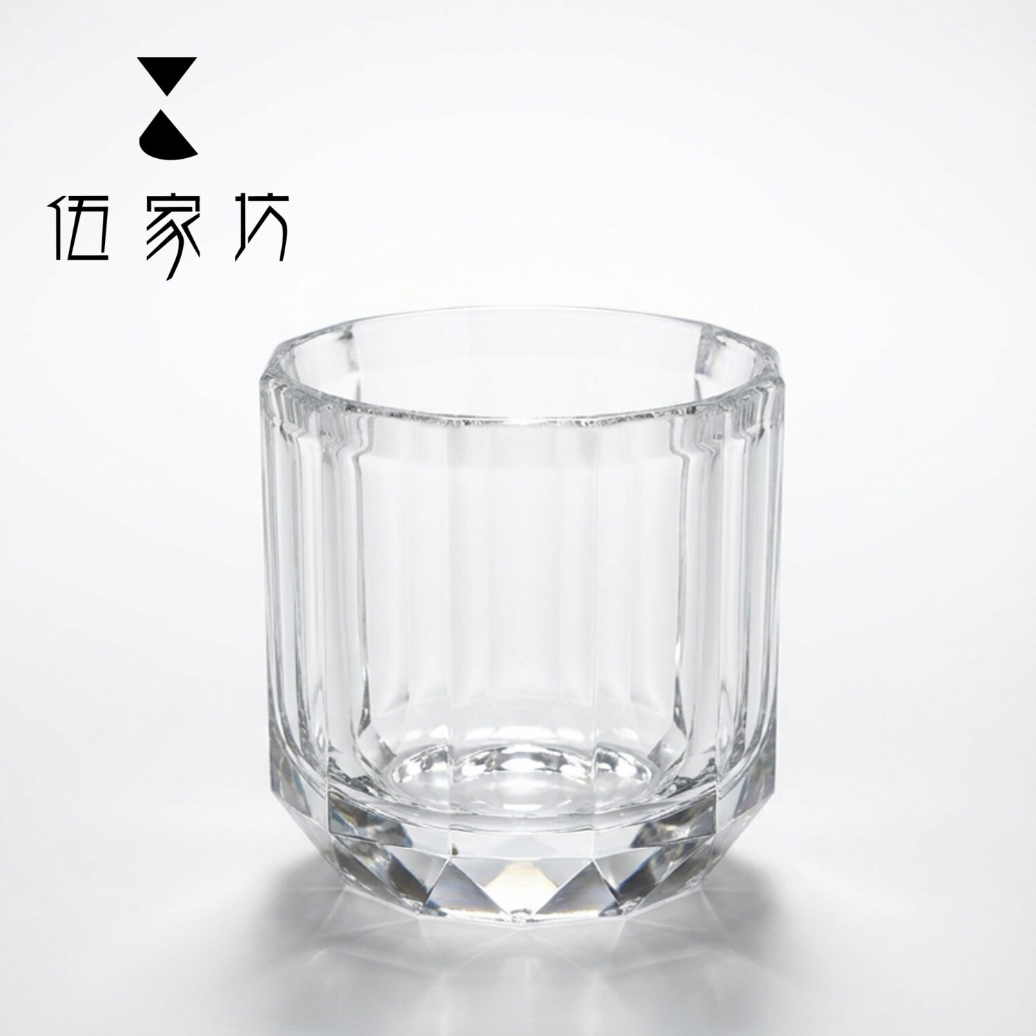 伍家坊  K9水晶杯太阳花威士忌杯家用水杯可乐果汁绿茶杯高端礼盒