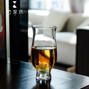 伍家坊 观澜无诤绿茶杯水晶玻璃青岚喝水杯大容量茶杯家用果杯