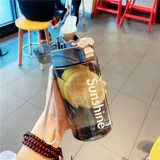 Высококачественный летний стакан со стаканом, портативная милая японская чайная чашка, простой и элегантный дизайн