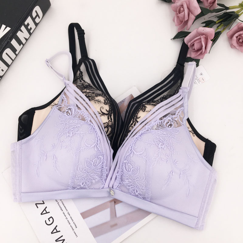 桑扶兰文胸特价清仓正品无钢圈内衣聚拢收副乳小胸舒适胸罩AS1805