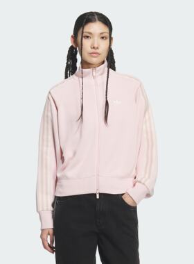 Adidas阿迪达斯三叶草女子新款时尚运动上衣宽松夹克外套KQ5489