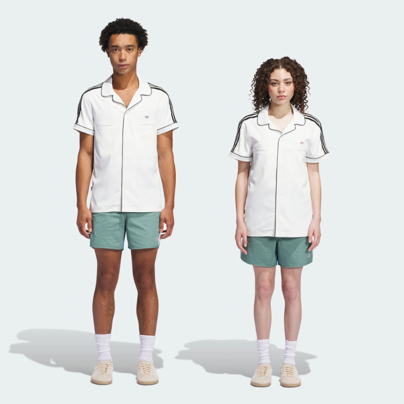 Adidas/阿迪达斯短袖正品陈冠希联名款经典运动短袖衬衫IY8685