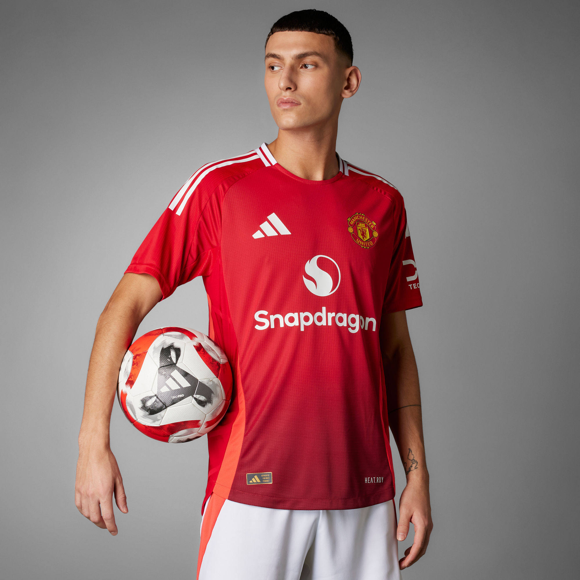 Adidas阿迪达斯24/25曼联主场球员版足球服球迷版球衣JF1291