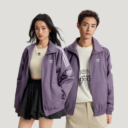 三叶草男女运动上衣训练外套夹克