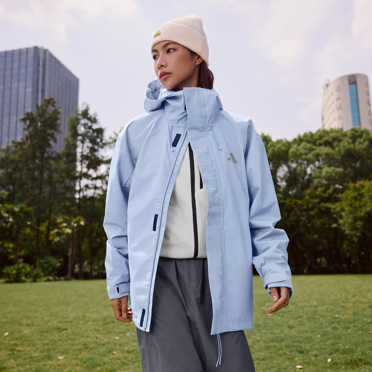 Adidas阿迪达斯外套男女秋季新款保暖运动休闲连帽夹克外套KF9397,运动服/休闲服装,运动茄克/外套,淘宝优惠券,粉丝福利购,淘宝优惠卷