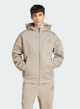 Adidas/阿迪达斯外套男子秋季新款运动休闲连帽夹克外套JC5495