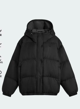 Adidas/阿迪达斯羽绒服保暖运动600蓬宽松鸭绒连帽面包服KG4915