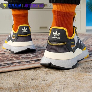 Adidas阿迪达斯跑步鞋男鞋正品新款舒适耐磨休闲跑步运动鞋GY0019