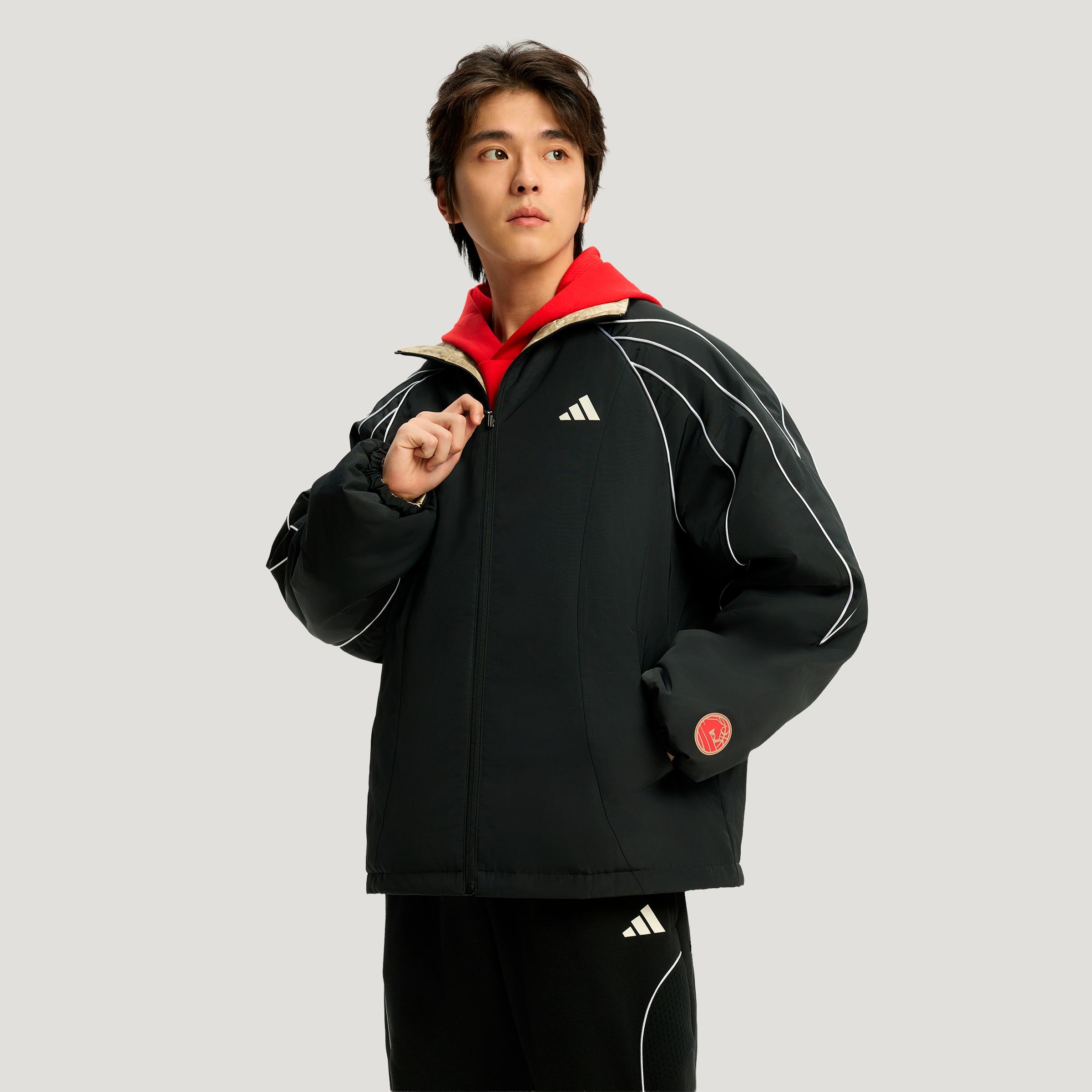 阿迪达斯棉服男子2026春马年新年款休闲运动双面穿棉衣外套KT0618,运动服/休闲服装,运动棉衣,淘宝优惠券,粉丝福利购,淘宝优惠卷