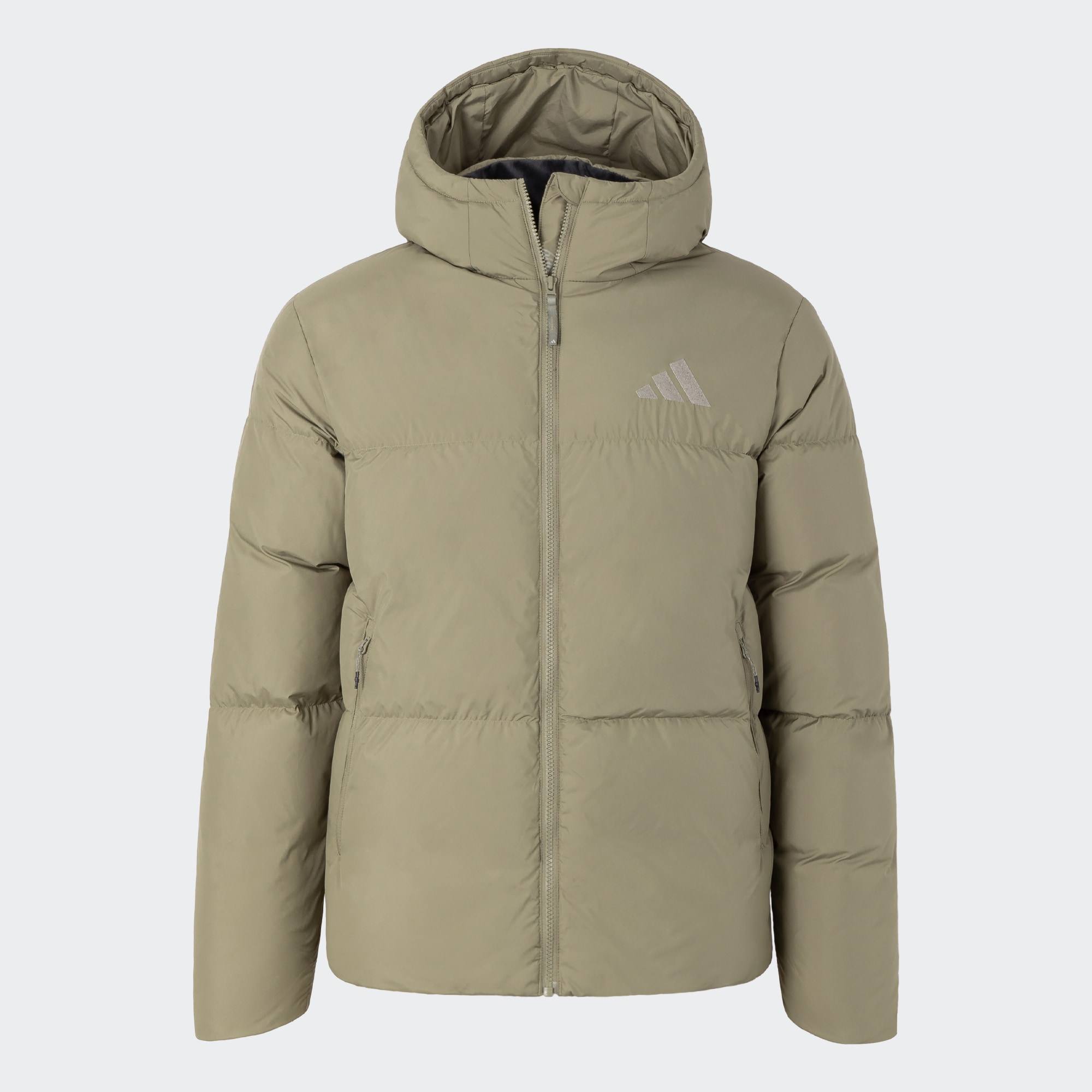 Adidas/阿迪达斯情侣同款保暖运动600蓬连帽鸭绒面包羽绒服JV6188