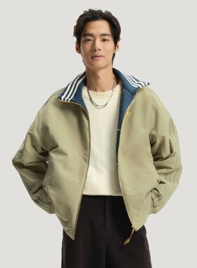 Adidas阿迪达斯三叶草26年马年新年款男女两面穿运动棉服KT0640