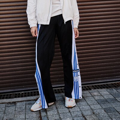 Adidas/阿迪达斯三叶草女子ADIBREAK PANTS 侧开排扣运动裤IN6297