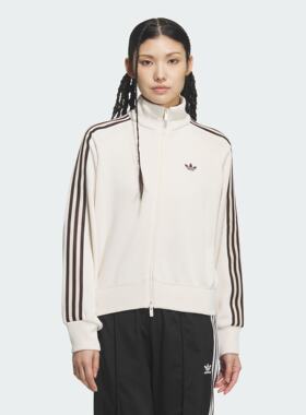 Adidas/阿迪达斯外套三叶草复古针织运动宽松夹克外套KQ5490