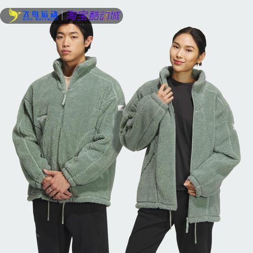 仿羊羔绒保暖运动休闲宽松夹克