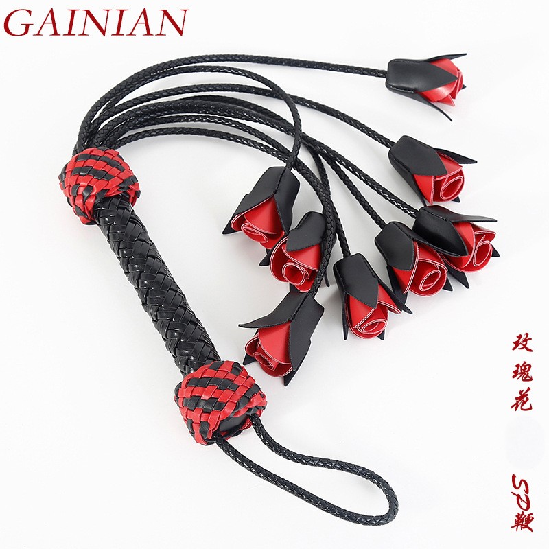 玫瑰花Slap性感纯欲调教皮鞭教鞭