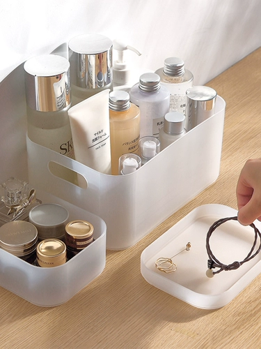 Настольная пластиковая коробка для хранения, матовая маска для лица, косметическая помада для ухода за кожей