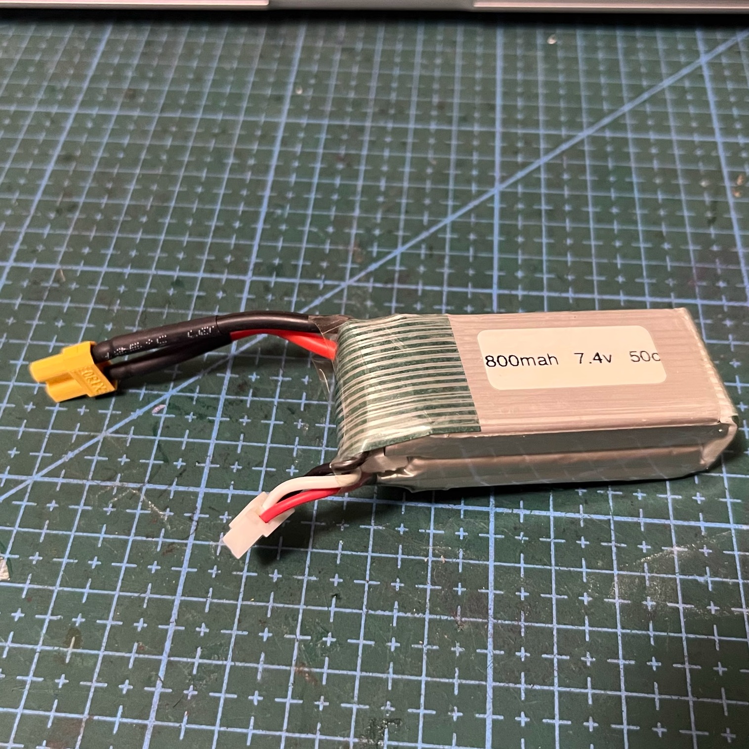 航模锂电池2s动力电池8.4v电压800mah容量电池