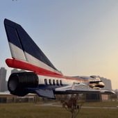 歼十小飞机航模30涵道无刷动力航空器飞行玩具到手飞增稳遥控飞机