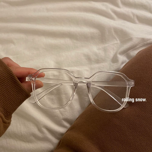 Брендовые прозрачные очки, краситель для создания маленького лица, популярно в интернете