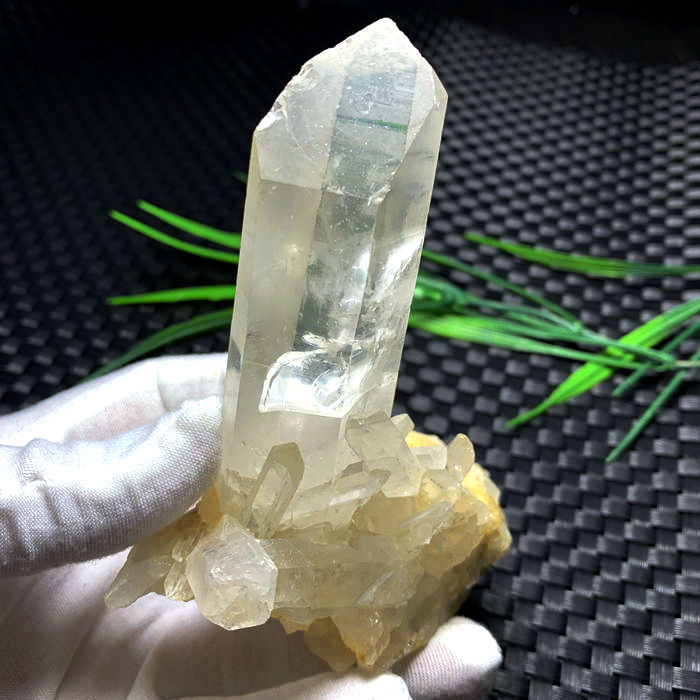 水晶原石天然净化消磁摆件
