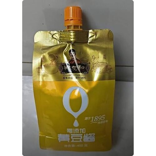 东北黄豆酱450g*3袋零添加营口大酱 熟酱ZL轻食家常菜酱牛肉炒鸡