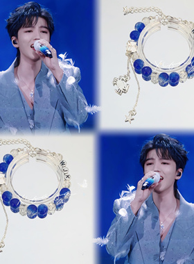 王俊凯应援色小螃蟹手链印象定制原创设计手串演唱会闺蜜礼物周边