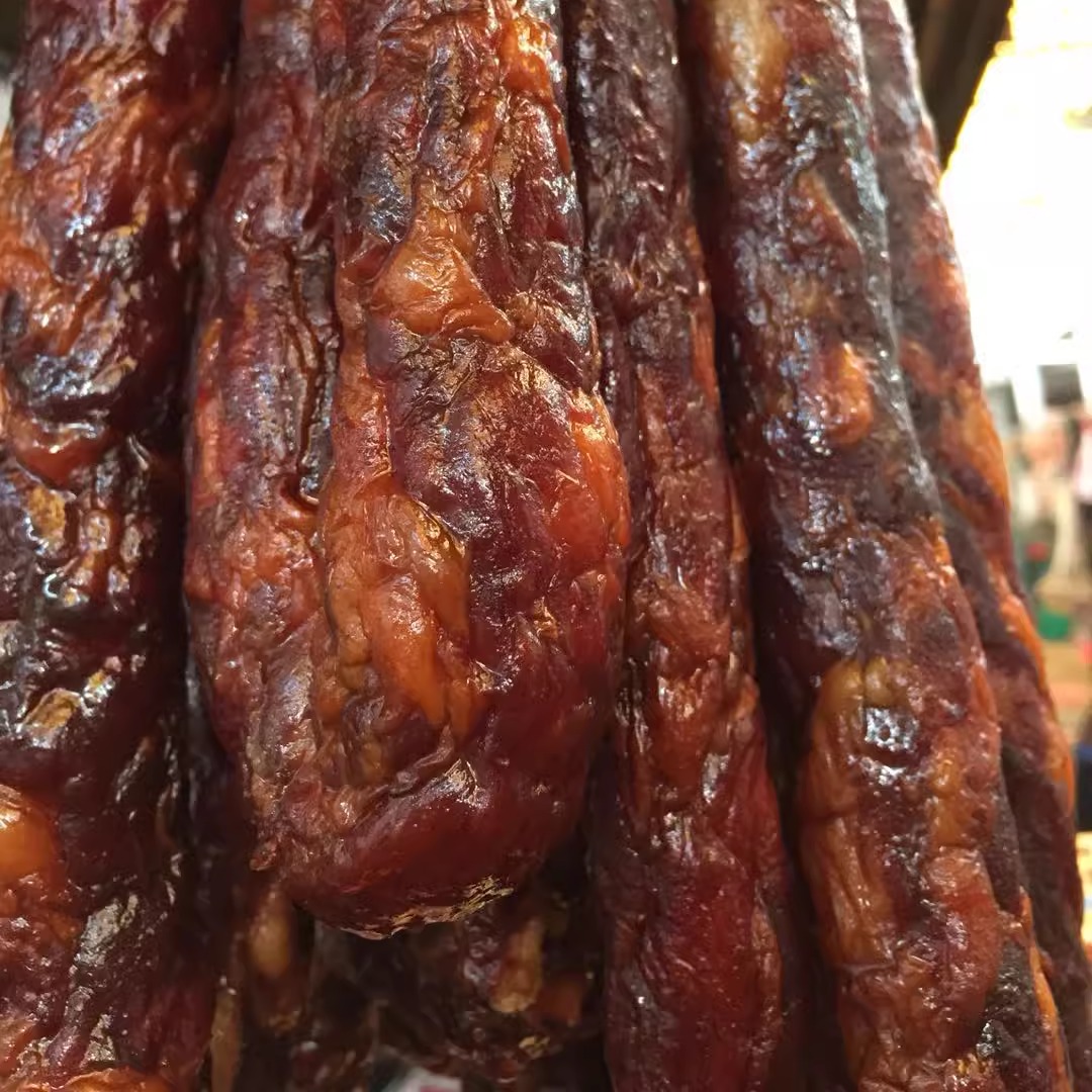 湖南特产农家纯手工烟熏香肠腊肉